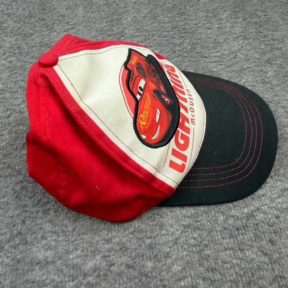 Disney Cars Baseball Hat Kids OS Red Lightning McQueen Snapback‎ Cap